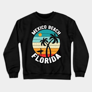 Vintage Mexico Beach Florida Vacation Crewneck Sweatshirt